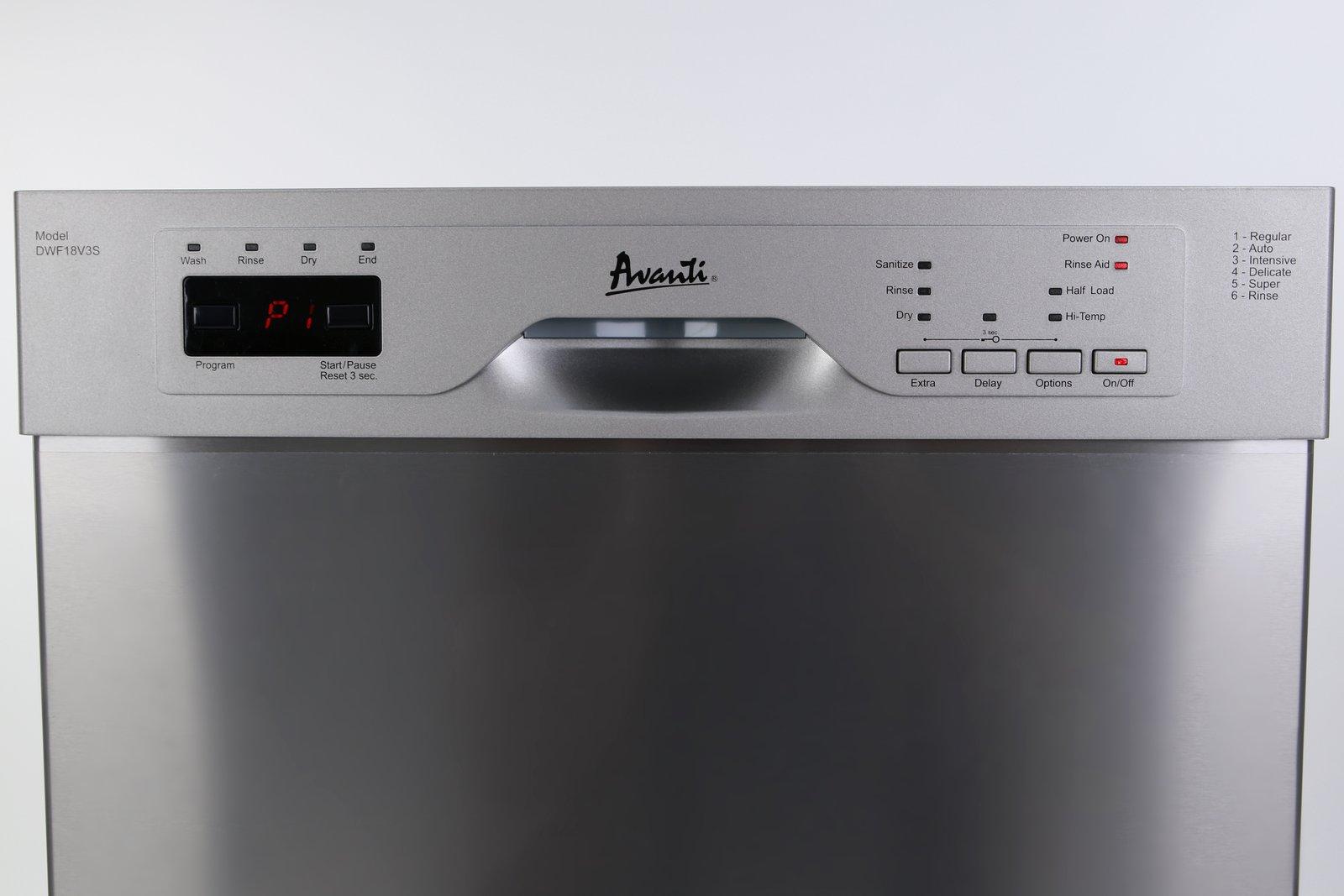 Avanti DWF18V3S 18 Einbaugeschirrspüler