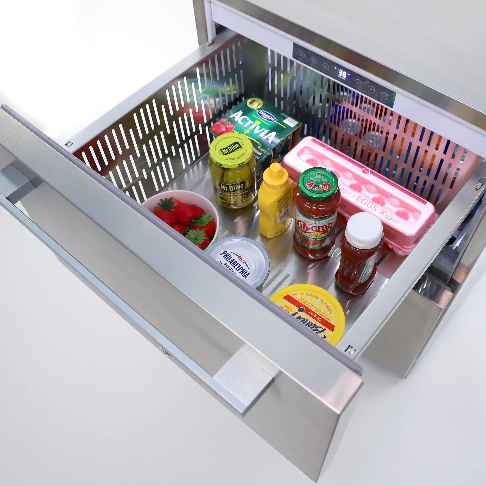Avanti OR525U5D 5,2 Kubikfuß Elite-Serie Outdoor-Kühlschrank mit zwei Schubladen