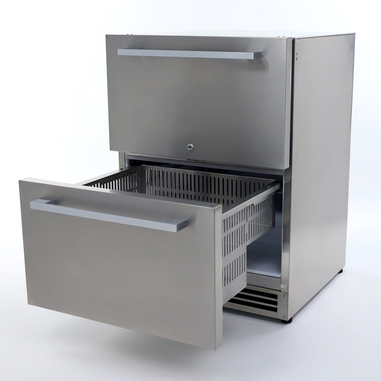 Avanti OR525U5D 5,2 Kubikfuß Elite-Serie Outdoor-Kühlschrank mit zwei Schubladen