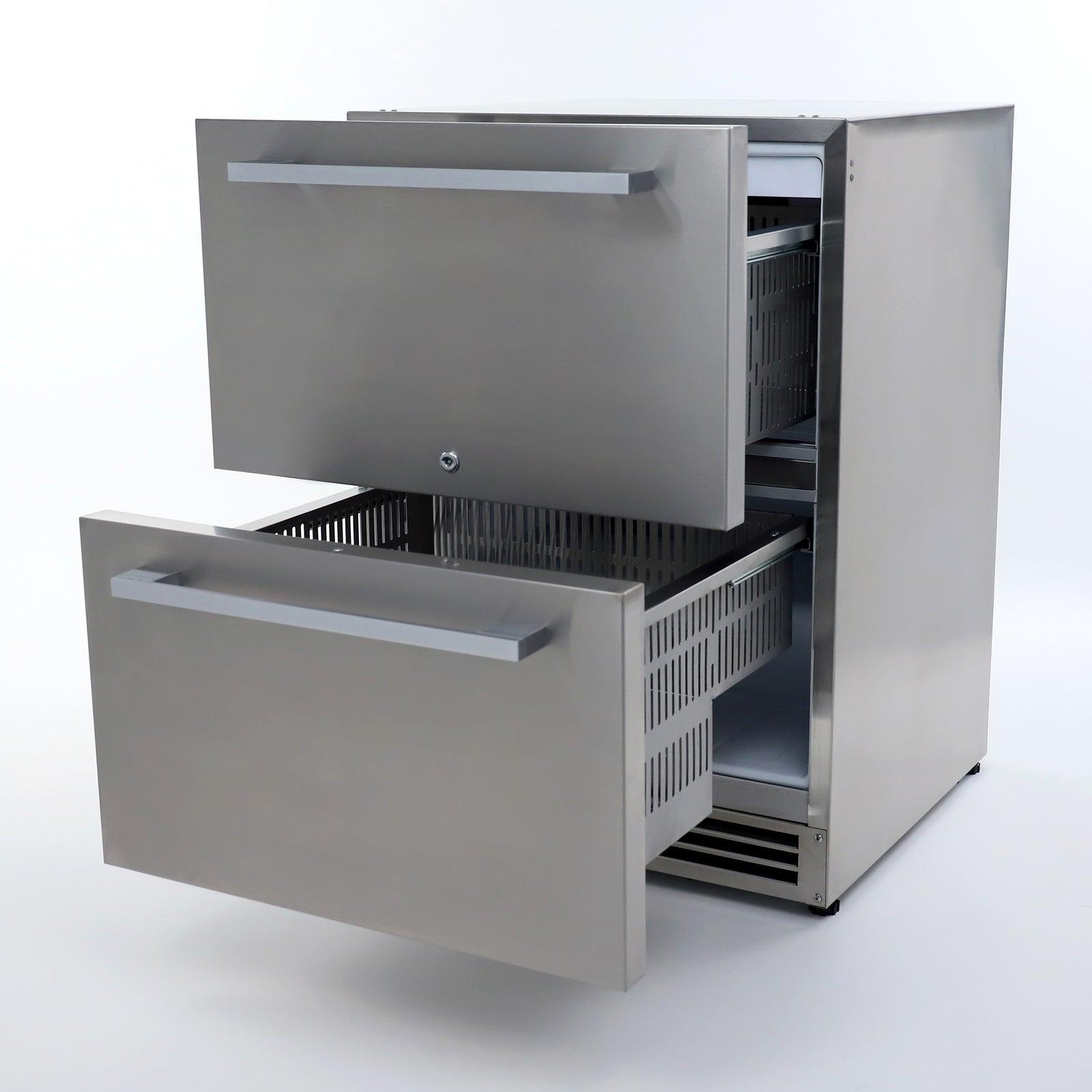 Avanti OR525U5D 5,2 Kubikfuß Elite-Serie Outdoor-Kühlschrank mit zwei Schubladen