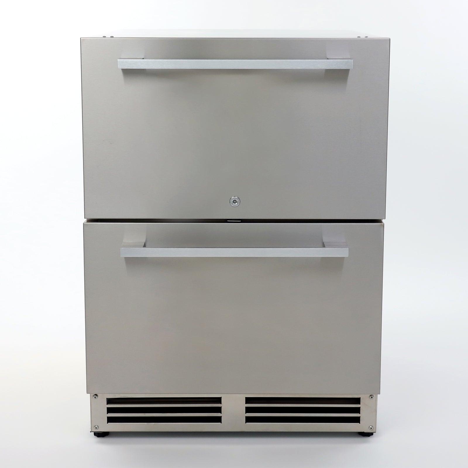 Avanti OR525U5D 5,2 Kubikfuß Elite-Serie Outdoor-Kühlschrank mit zwei Schubladen
