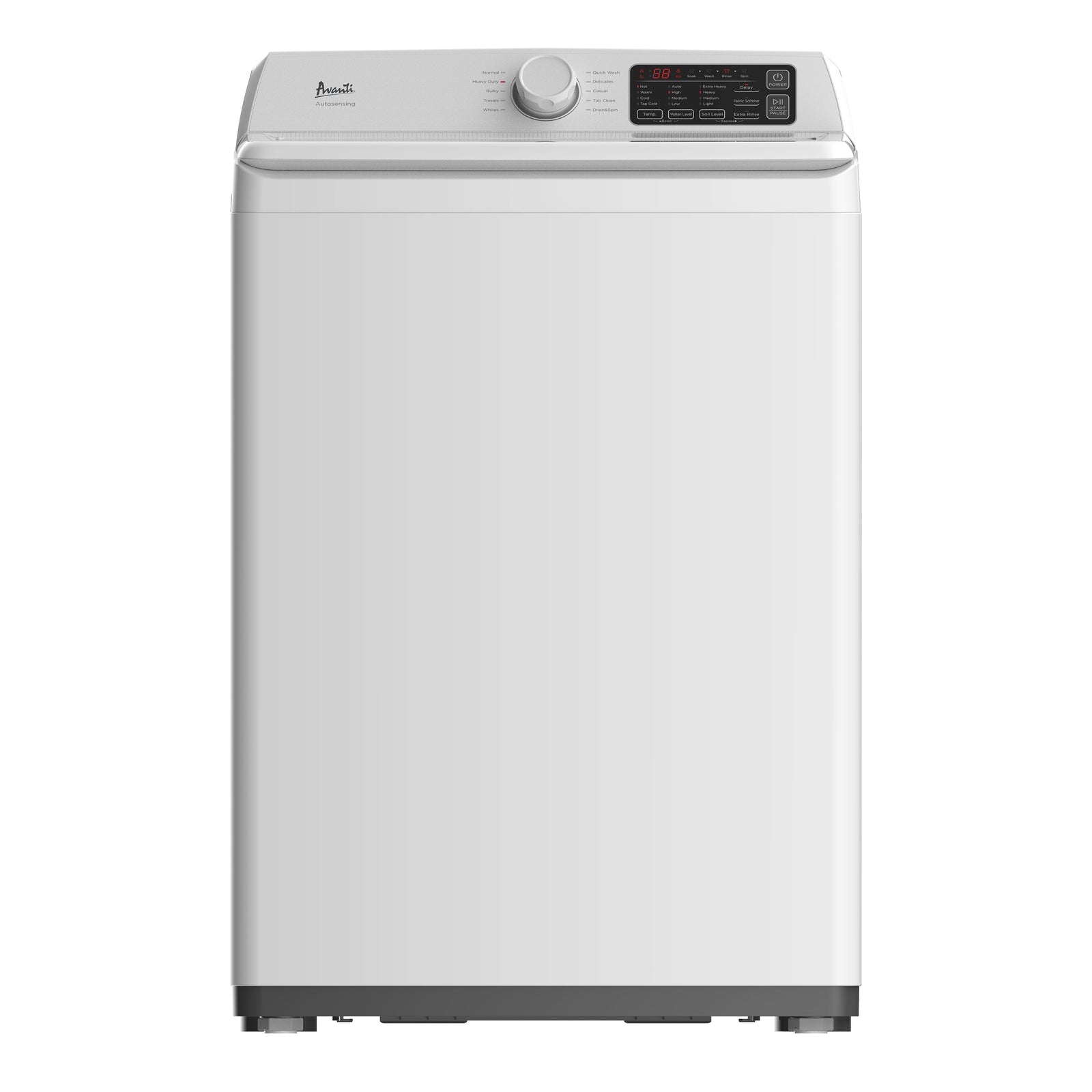Avanti SLTW37D0W 3,7 Kubikfuß Toplader-Waschmaschine