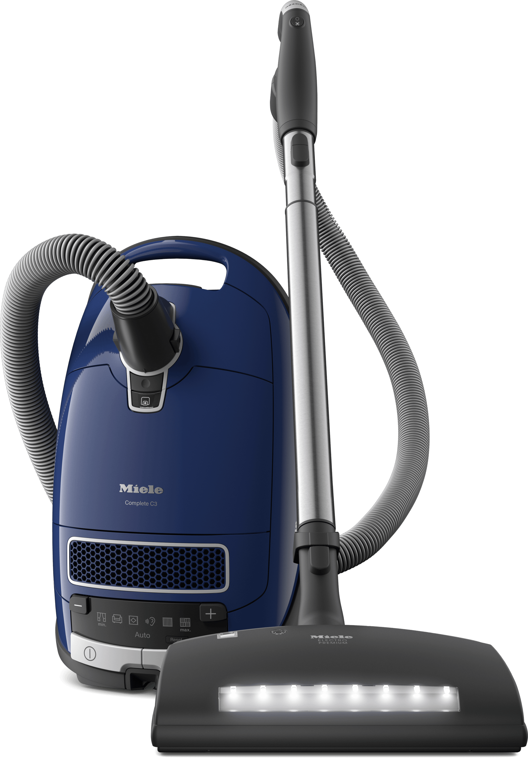 Miele COMPLETEC3MARINPOWERLINESGJE0MARINEBLUE Complete C3 Marin Powerline – Sgje0 – Bodenstaubsauger mit Elektrobürste für die gründliche Reinigung stark beanspruchter Teppiche.