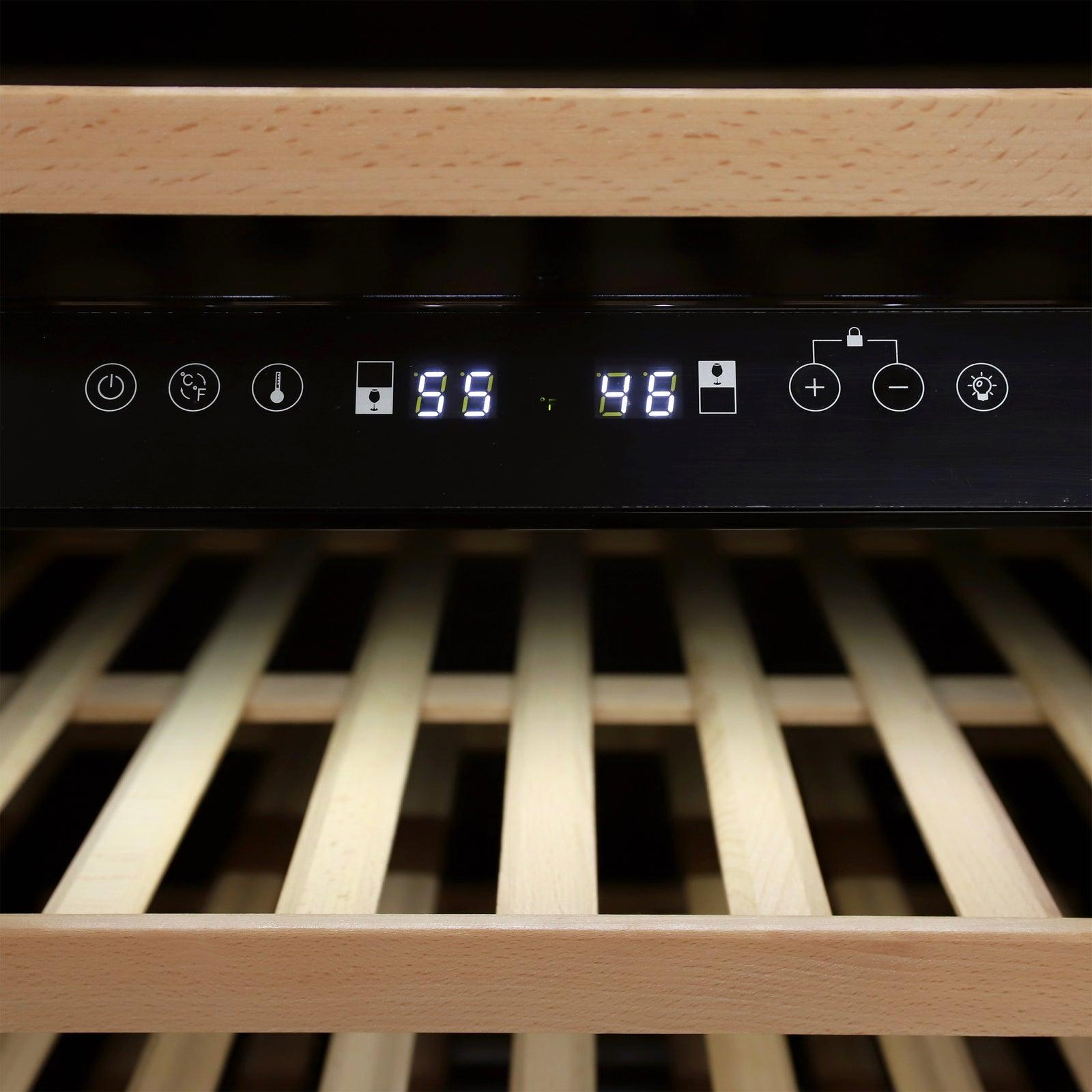 Avanti WCD46DZ3S 43 Flaschen Designer Series Dual-Zone Weinkühler