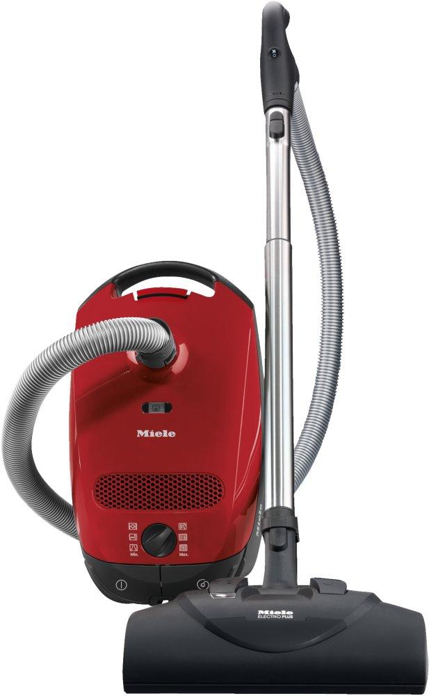 Miele CLASSIC C1 HOME CARE POWERLINE SBCN 0MANGO RED Classic C1 Home Care Powerline – Sbcn0 – Bodenstaubsauger mit Elektrobürste für die gründliche Reinigung von strapazierfähigen Teppichen.