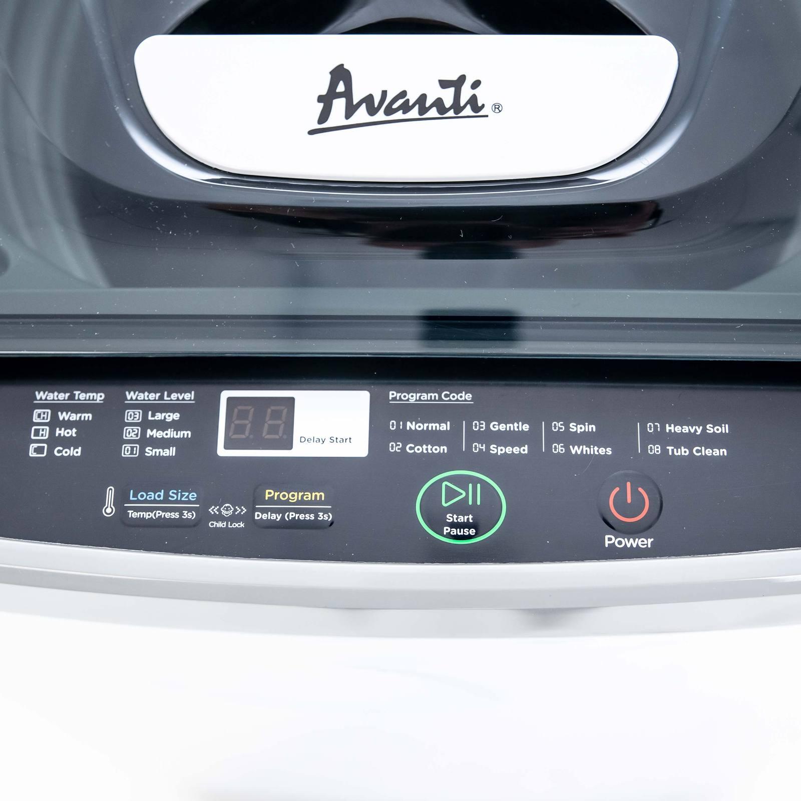 Avanti CTW14X0WIS 1,38 Cu. Ft. Kompakte Waschmaschine