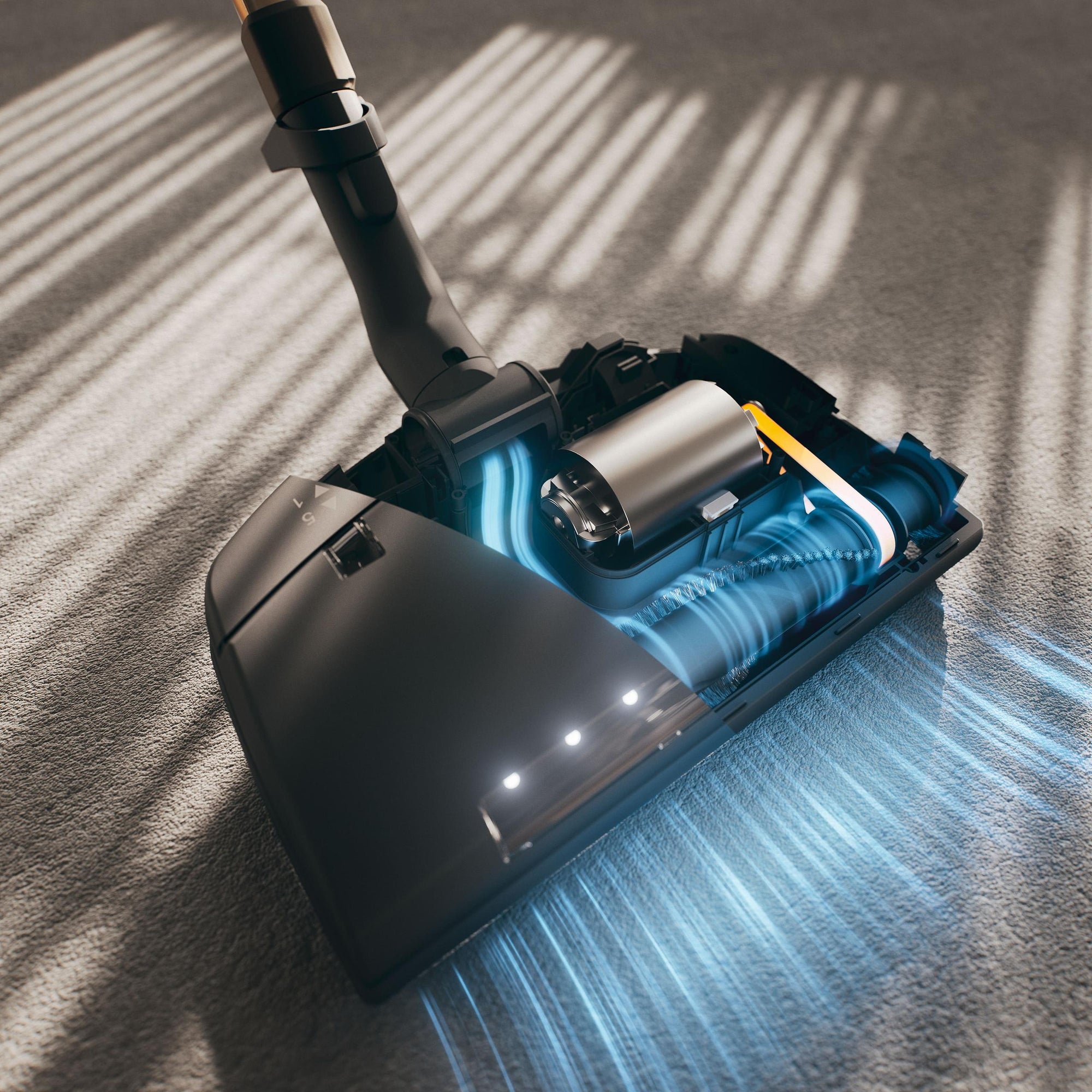 Miele COMPLETE C3 HOMECARE POWERLINE SGPE0 MANGO ROT Complete C3 Homecare+ Powerline - Sgpe0 - Bodenstaubsauger mit Griffsteuerung und Elektrobürste für höchste Ansprüche.