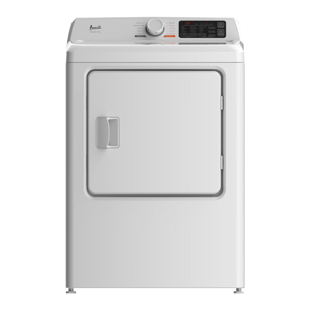Avanti SED67D0W 6,7 Kubikfuß elektrischer Frontlader-Trockner