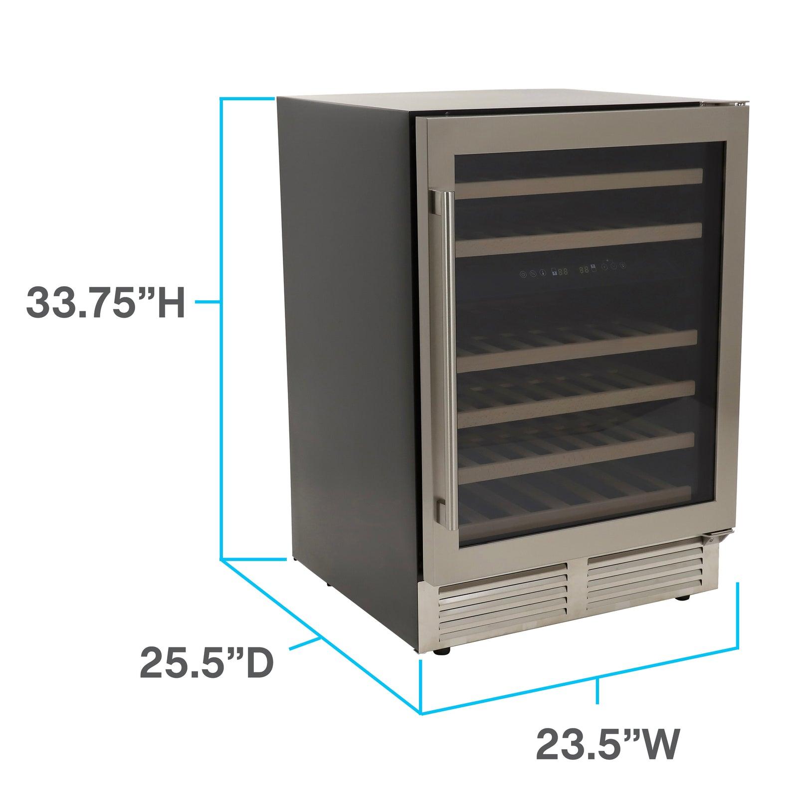 Avanti WCD46DZ3S 43 Flaschen Designer Series Dual-Zone Weinkühler