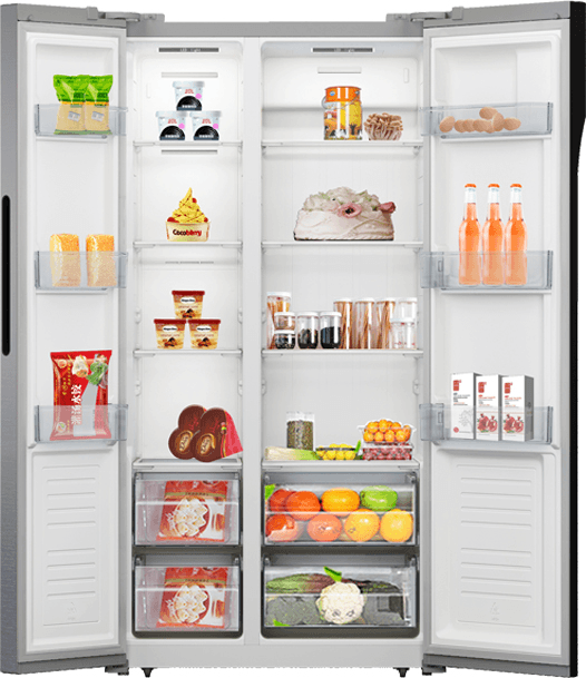 Avanti FFS157L3S Kühl-/Gefrierschrank, 2 Türen, Sbs, 15,6 CF, Edelstahl 