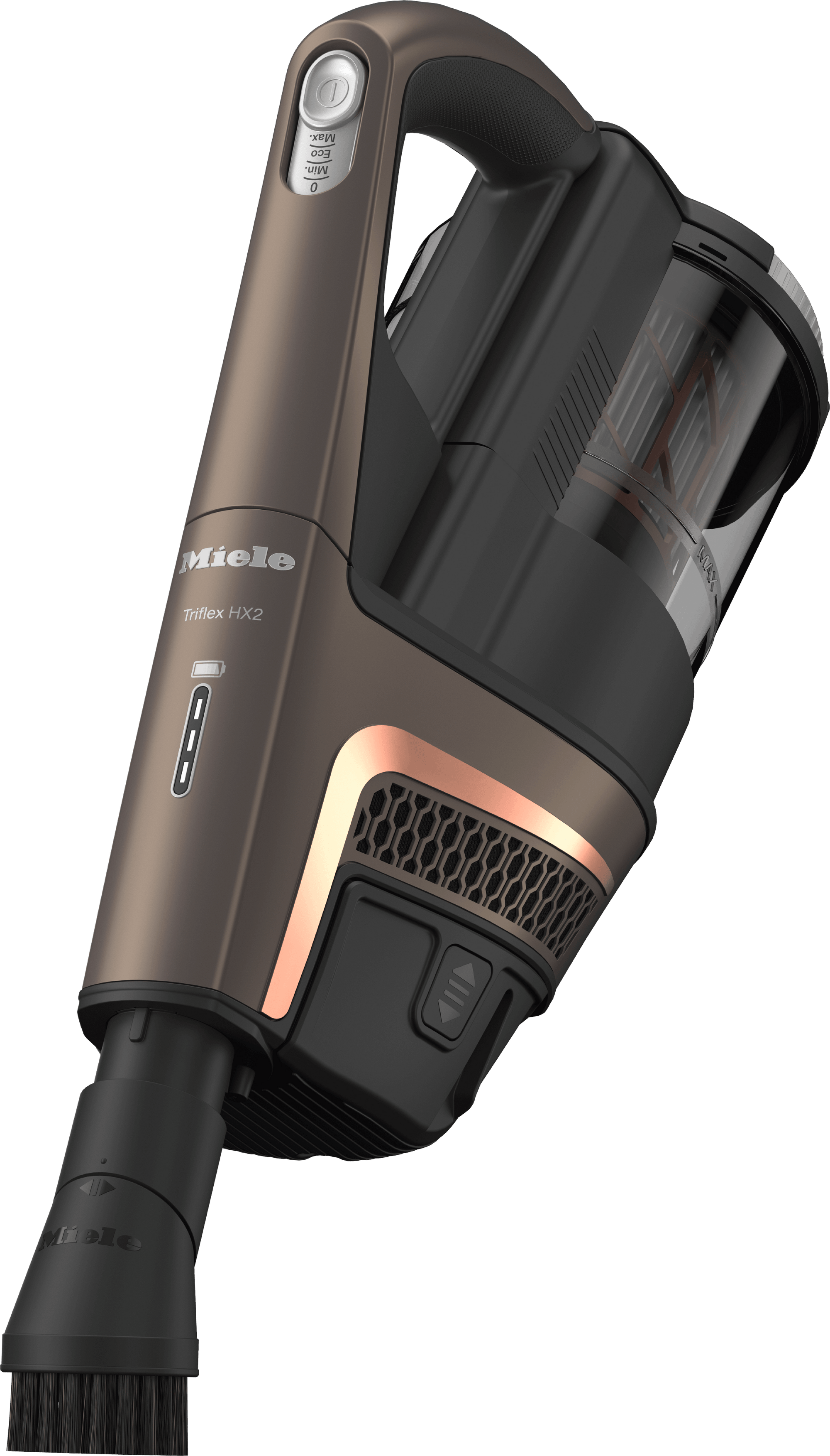 Miele TRIFLEXHX2PROIG Triflex Hx2 Pro – Kabelloser Stabstaubsauger Konstant hohe Saugleistung Bis zu 60+60 Min Laufzeit LED-Licht