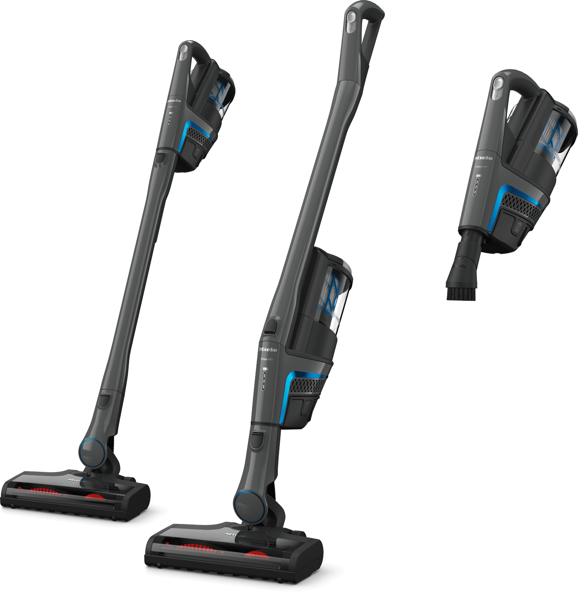 Miele TRIFLEXHX1FACELIFTGG Triflex Hx1 Facelift – Kabelloser Stabstaubsauger Triflex Hx1 mit 3-in-1-Design für außergewöhnliche Flexibilität