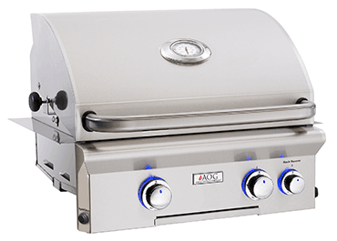 American Outdoor Grill 24NBL00SP Kochfläche 432 Quadratzoll (24 X 18) Einbaugrill ohne Drehspieß