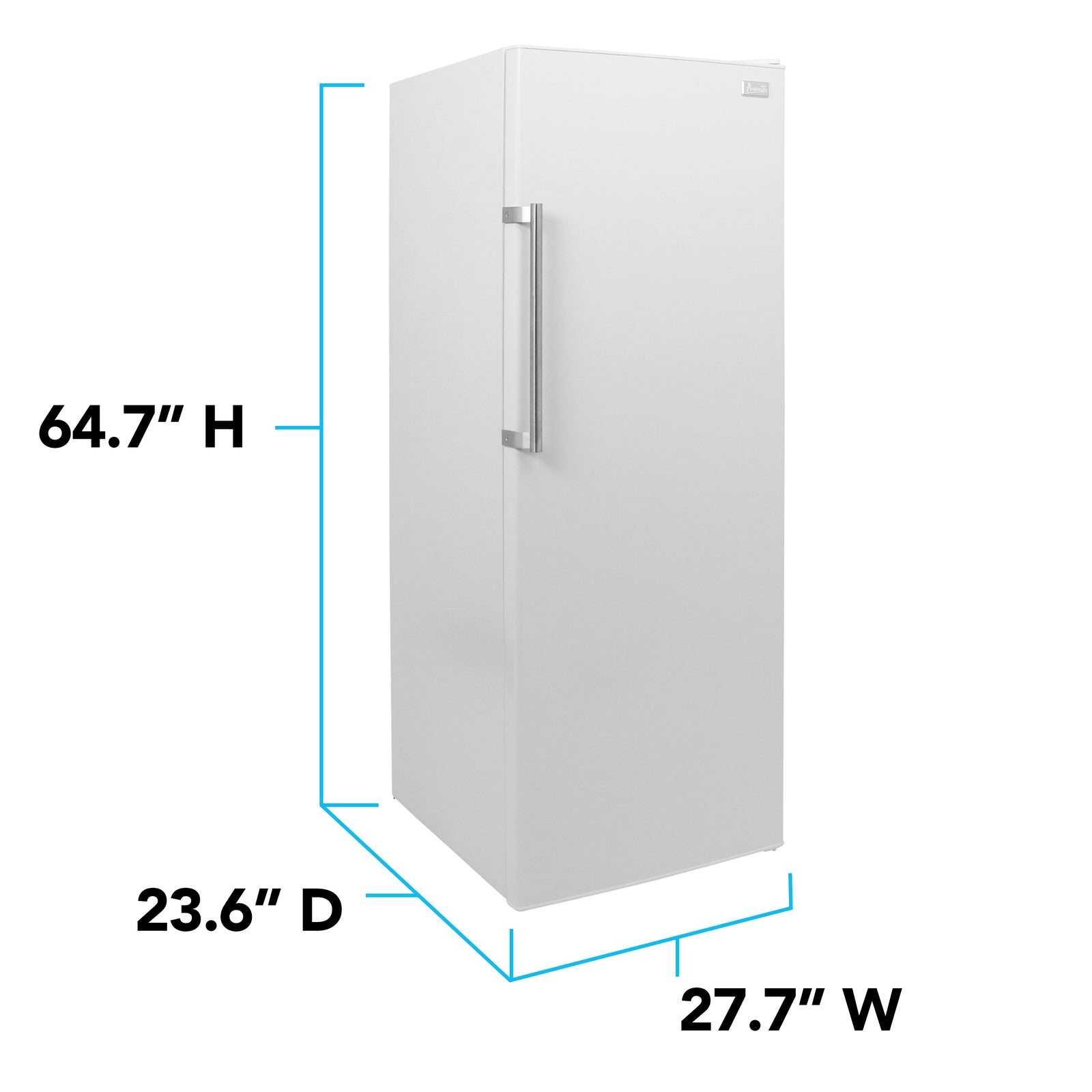 Avanti AV1081VFK0W Avanti 11 Cu Ft Vertikal-Gefrierschrank – Weiß / 10,8 Cu. Ft.