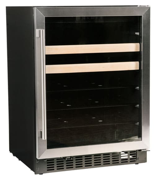 Azure Home Products A124BEVS Getränkecenter 1.0 - 24 Glastür mit Edelstahl