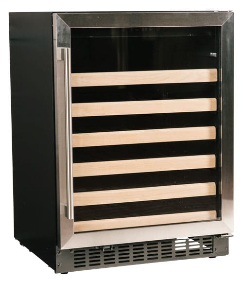 Azure Home Products A124WCS Weincenter 1.0 – 24 Glastür mit Edelstahl