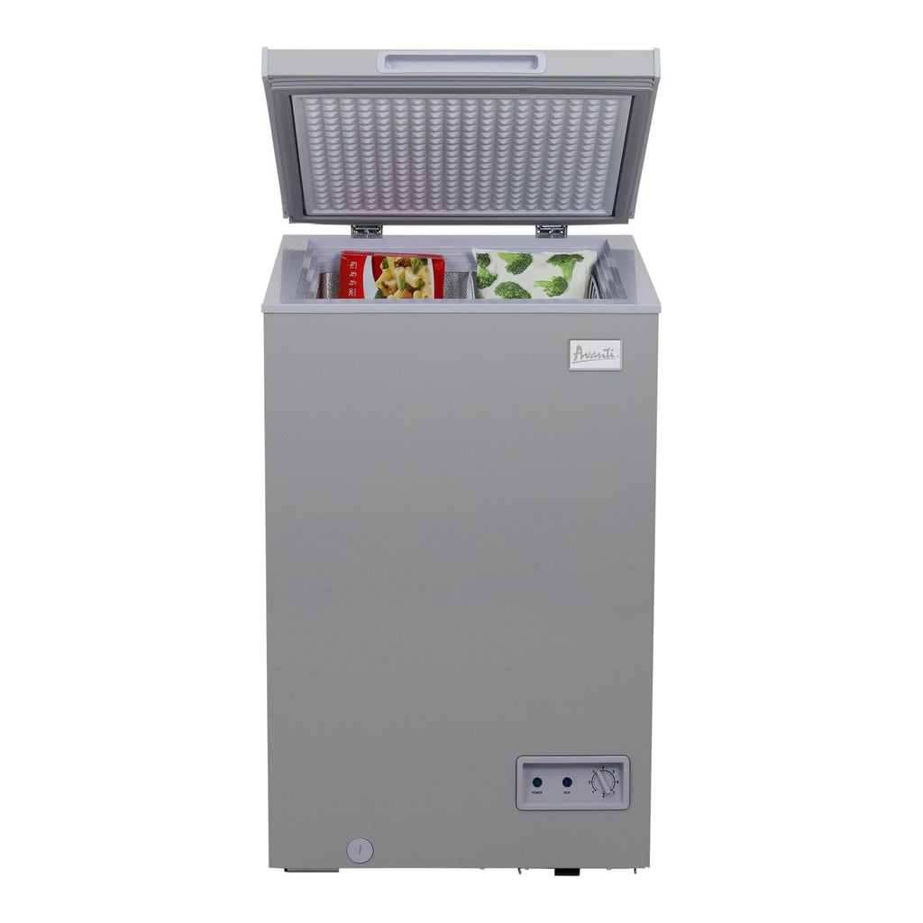 Avanti CF35F2G Avanti Garagenfertige Gefriertruhe – Platin / 3,5 Kubikfuß