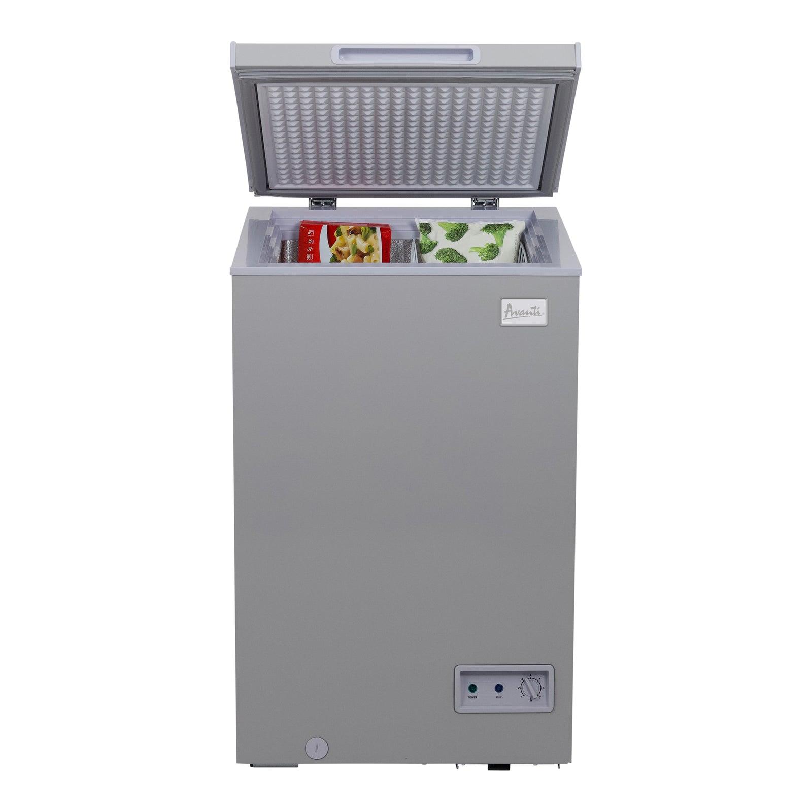 Avanti CF35F2G Avanti Garagenfertige Gefriertruhe – Platin / 3,5 Kubikfuß