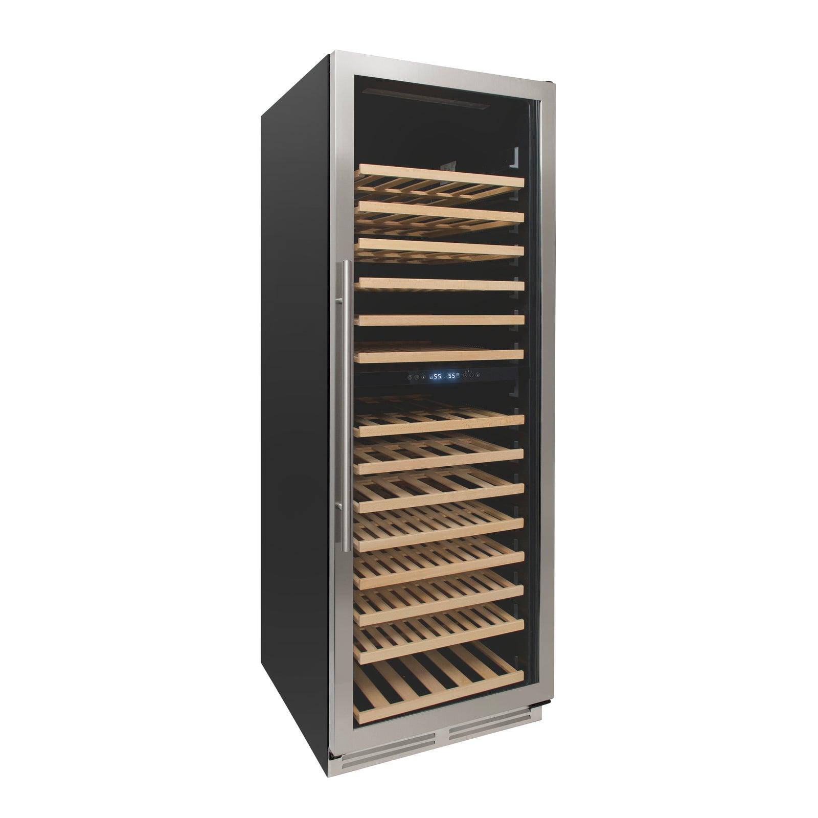Avanti WCD165DZ3S Avanti 163 Flaschen Designer Series Dual-Zone Weinkühler - Edelstahl / 163 Flaschen