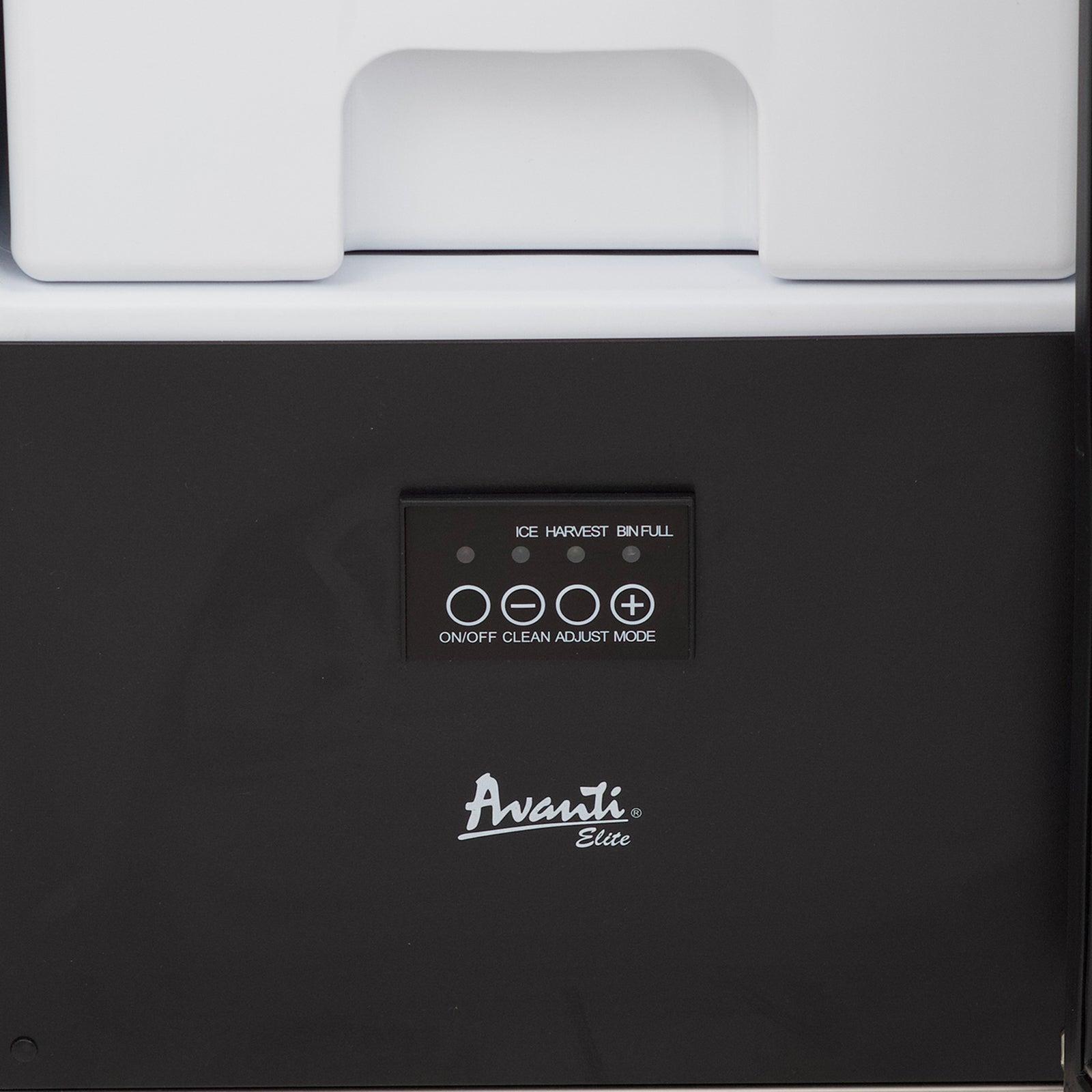Avanti IME49U3SIS Avanti Elite Eingebauter oder freistehender Eisbereiter, 15 - Edelstahl / 49 Pfund