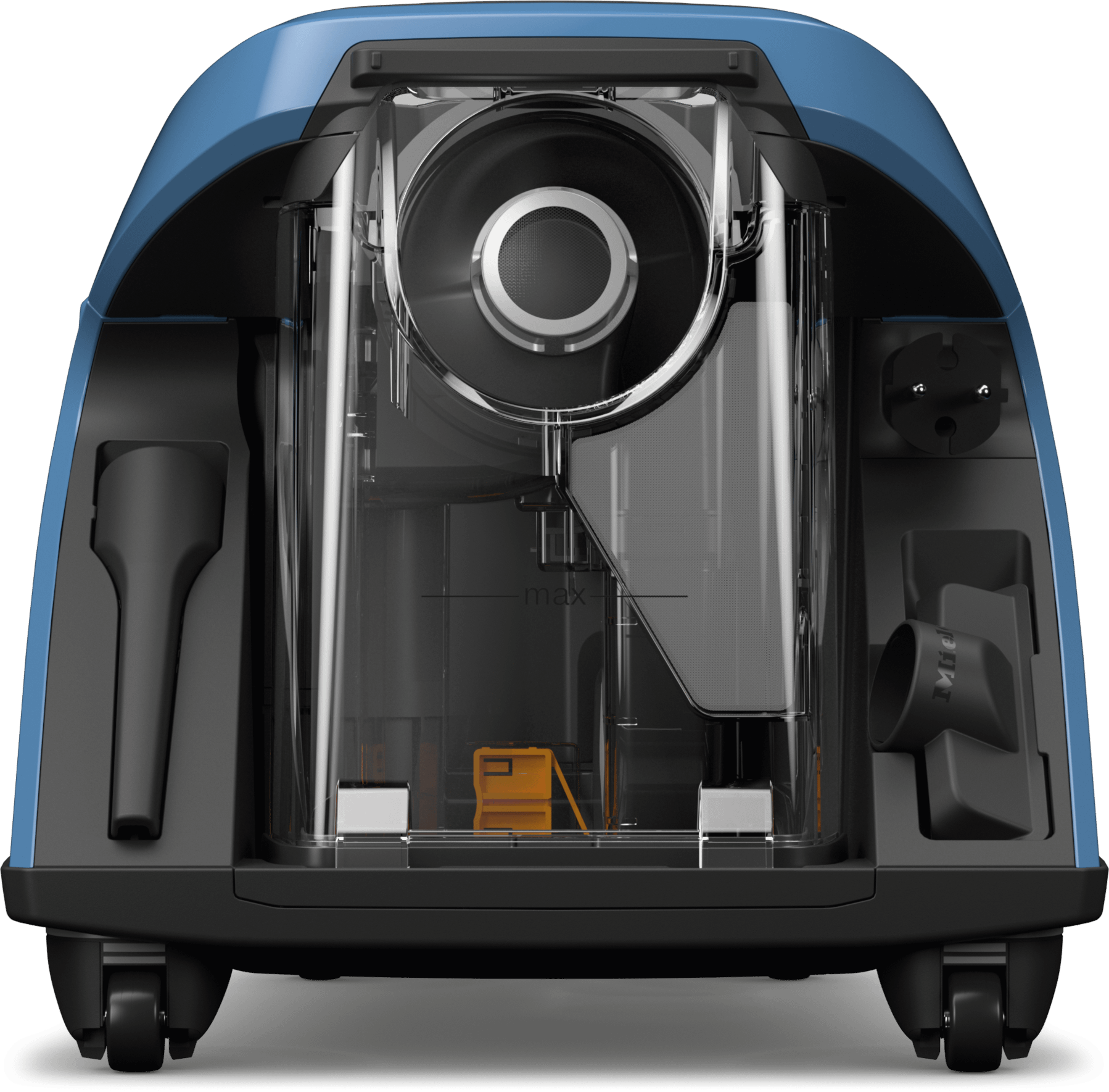 Miele BLIZZARDCX1 TURBOTEAM POWERLINE TECHBLUE Blizzard Cx1 Turboteam Powerline – beutelloser Bodenstaubsauger mit Turbobürste – Ideal für Tierliebhaber.