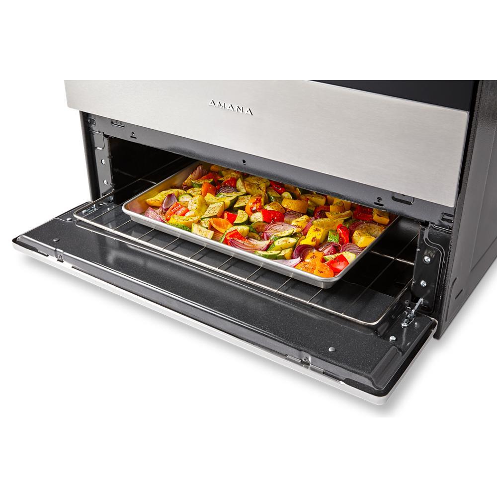 Amana AGR4203MNW Amana® 30-Zoll-Gasherd mit leicht zu reinigender Glastür