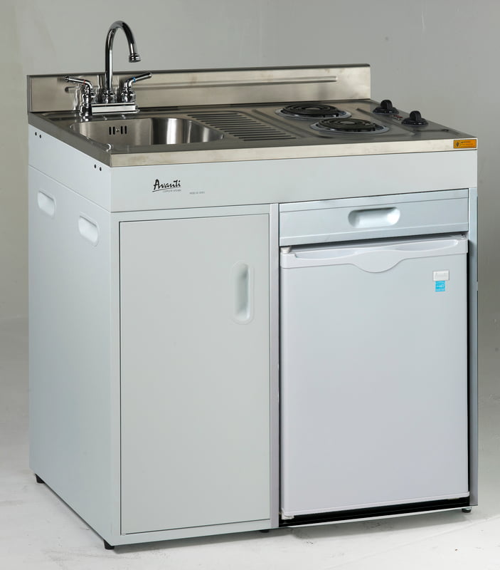 Avanti CK3616 36 Komplette Kompaktküche mit Kühlschrank