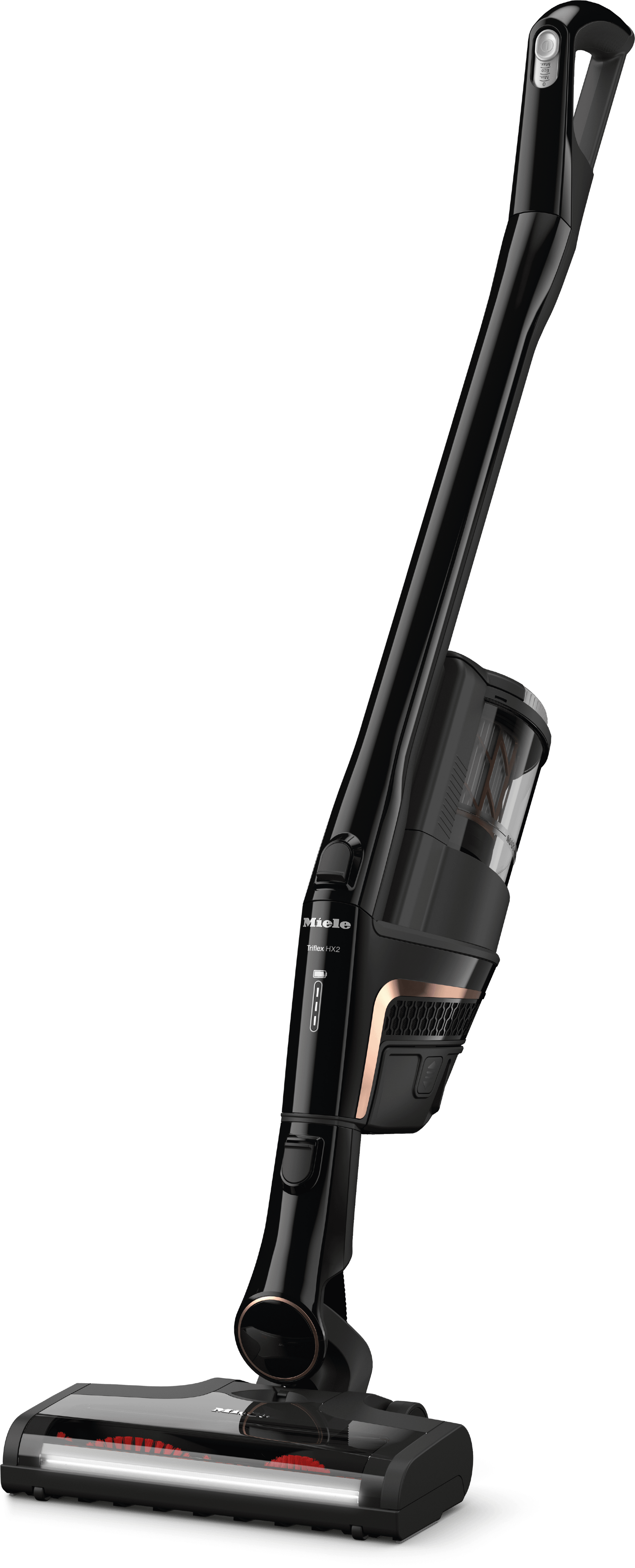 Miele TRIFLEX HX2 RUNNER OBSIDIANSCHWARZ Triflex Hx2 Runner - Kabelloser Stabstaubsauger Konstant hohe Saugleistung Bis zu 60+60 Min Laufzeit Automatische Bodenerkennung