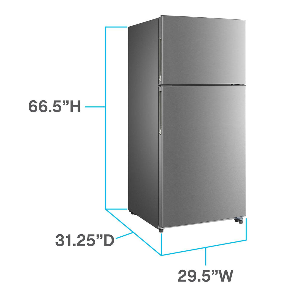 Avanti FF18D0W4 Avanti Frostfreier Kühlschrank in Wohnungsgröße, 18,0 Kubikfuß – Weiß / 18 Kubikfuß