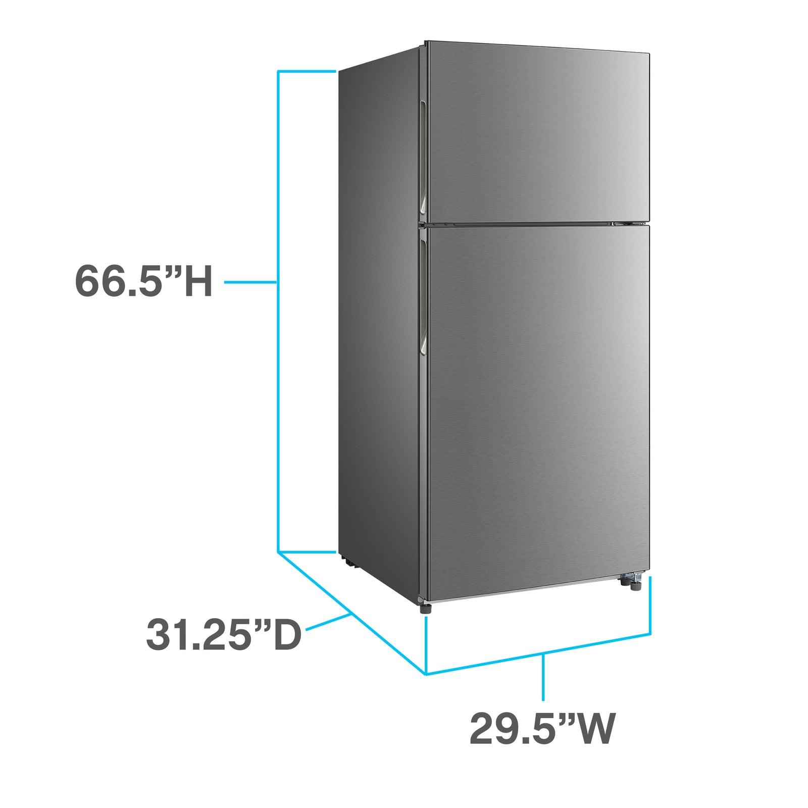 Avanti FF18D3S4 Avanti Frostfreier Kühlschrank in Wohnungsgröße, 18,0 Kubikfuß.