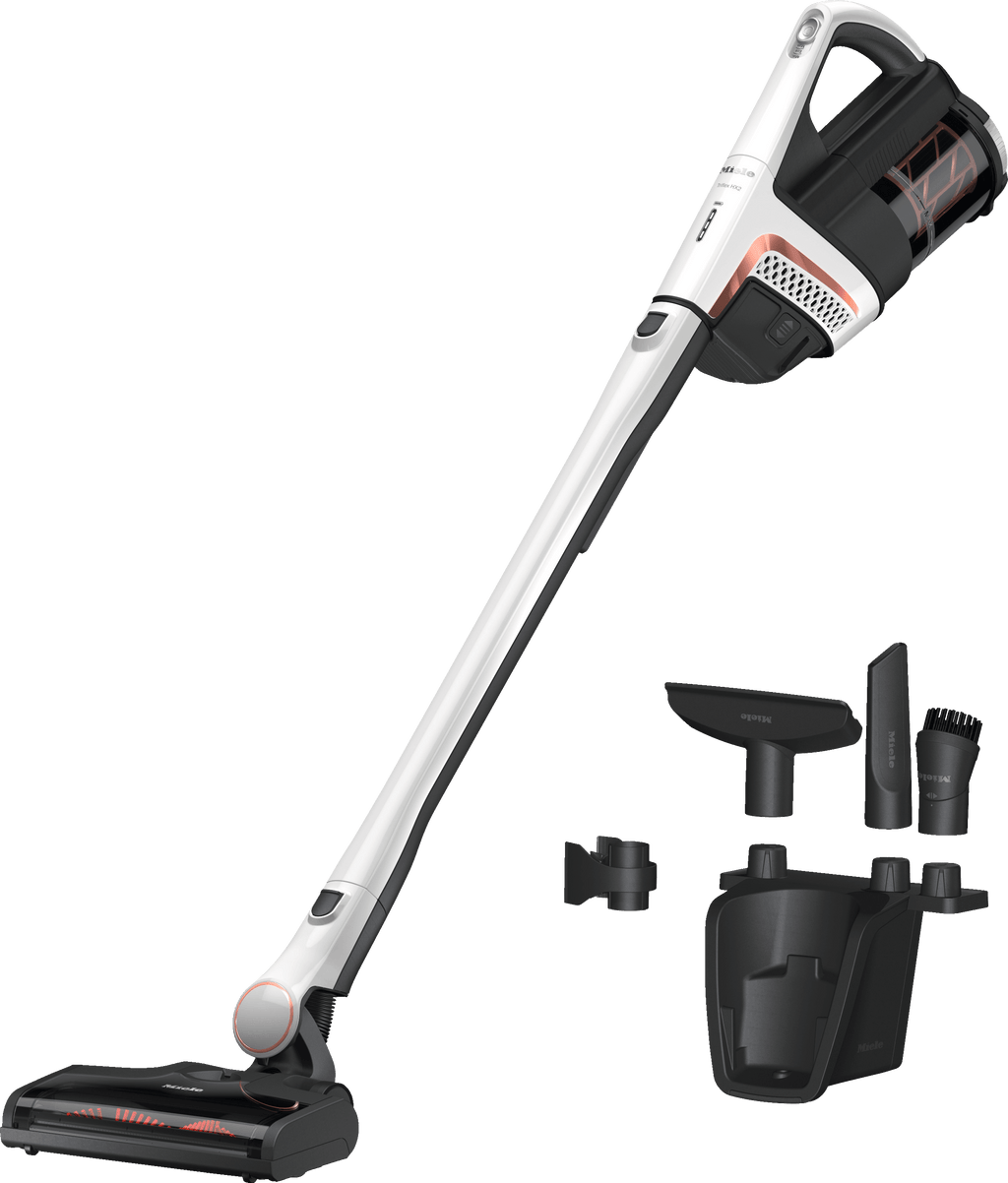 Miele TRIFLEXHX2LW Triflex Hx2 Lotusweiß – Kabelloser Stabstaubsauger Konstant hohe Saugleistung 60 Min Laufzeit Vielseitige Reinigung Durch 3In1 Design