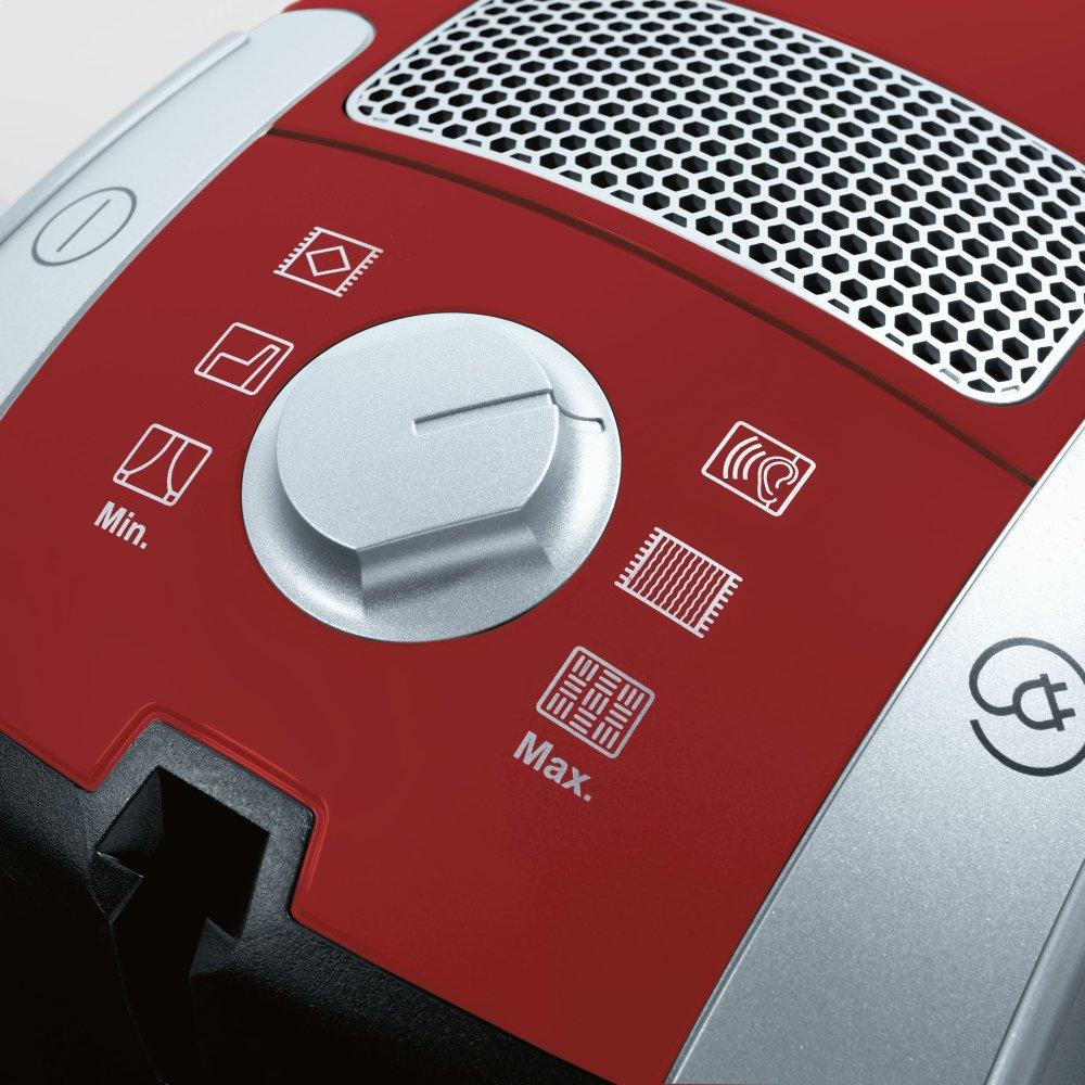 Miele COMPACT C1 HOMECARE POWERLINE SCAO3 MANGO RED Compact C1 Homecare Powerline – Scao3 – Bodenstaubsauger mit Turbobürste für Hartböden und kurz- und mittelflorige Teppiche.