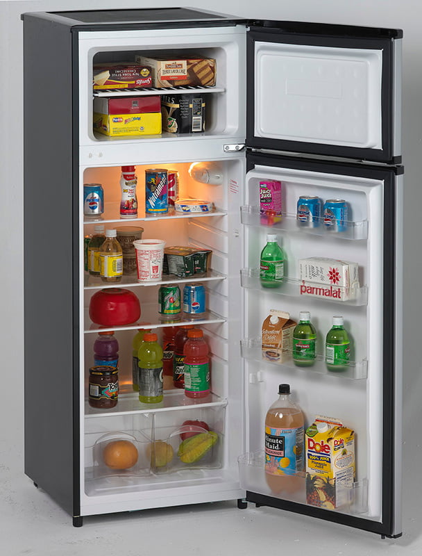 Avanti RA7316PST 7,4 Cf Zweitüriger Apartment-Kühlschrank - Schwarz mit Platin-Finish
