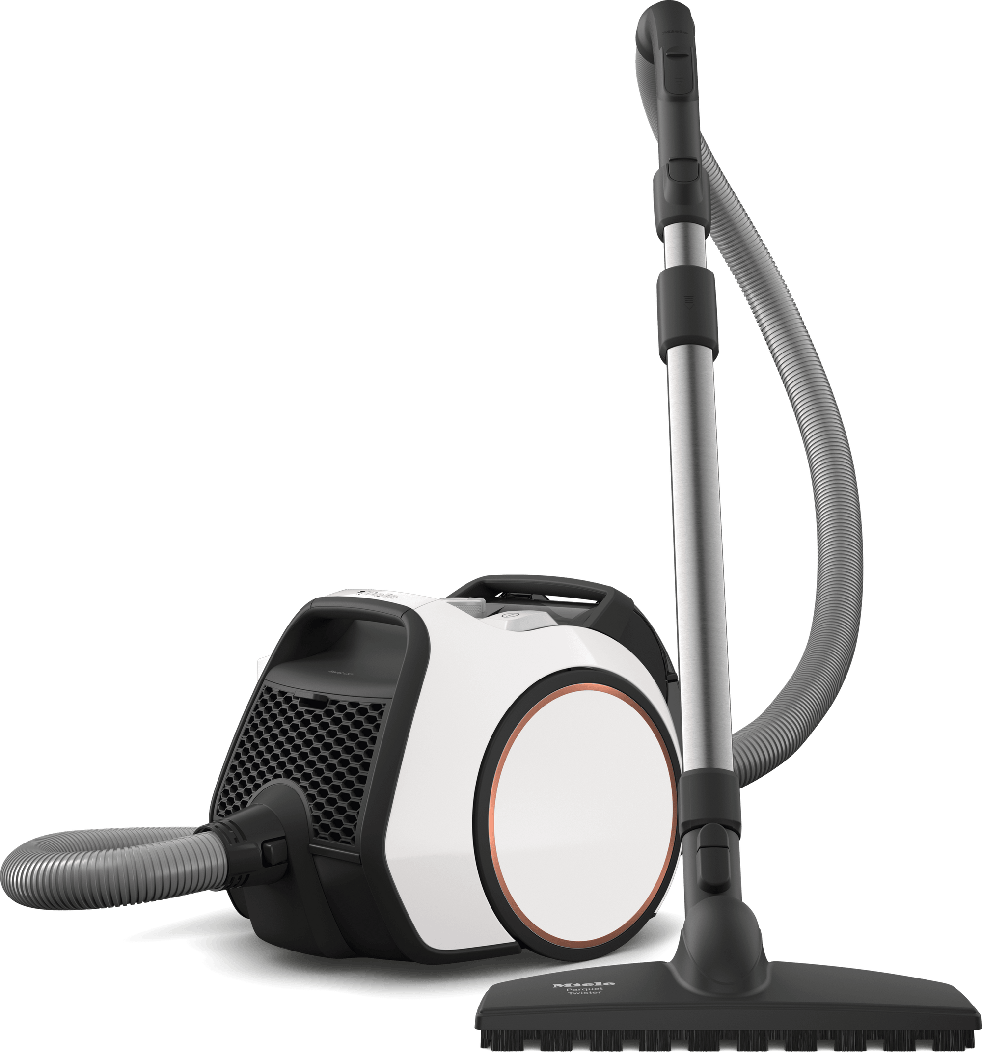 Miele BOOSTCX1PARQUETLW Boost Cx1 Parquet Lotusweiß – beutelloser Bodenstaubsauger für die optimale Pflege empfindlicher Böden in kompaktem Design.