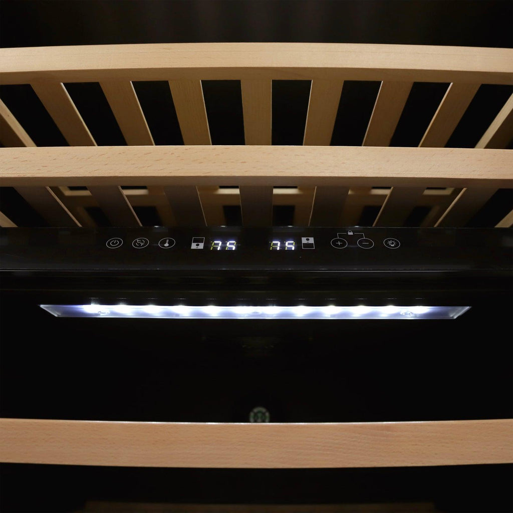 Avanti WCD46DZ3S 43 Flaschen Designer Series Dual-Zone Weinkühler