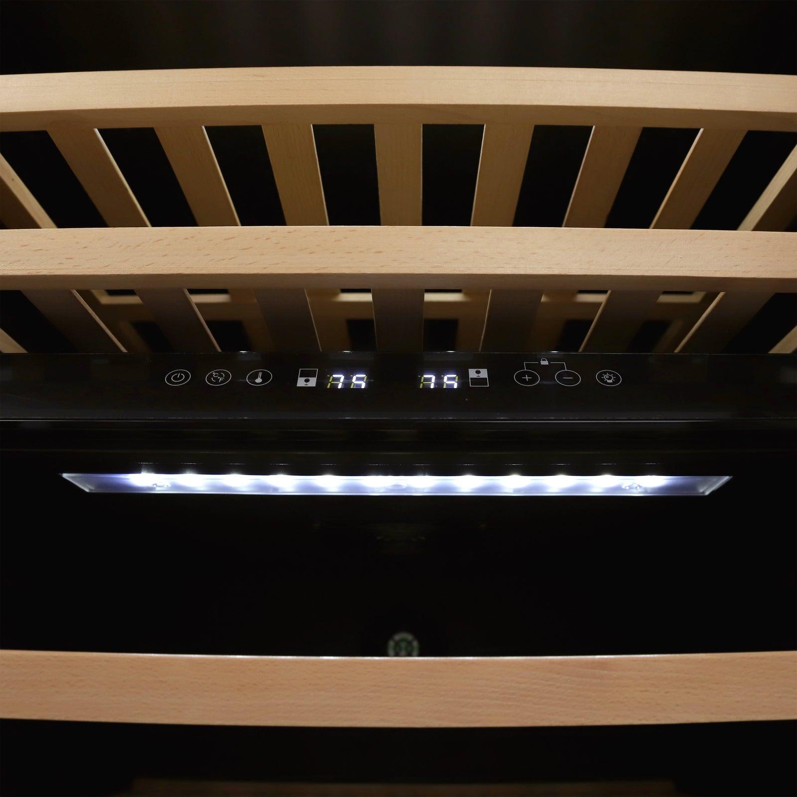 Avanti WCD46DZ3S 43 Flaschen Designer Series Dual-Zone Weinkühler