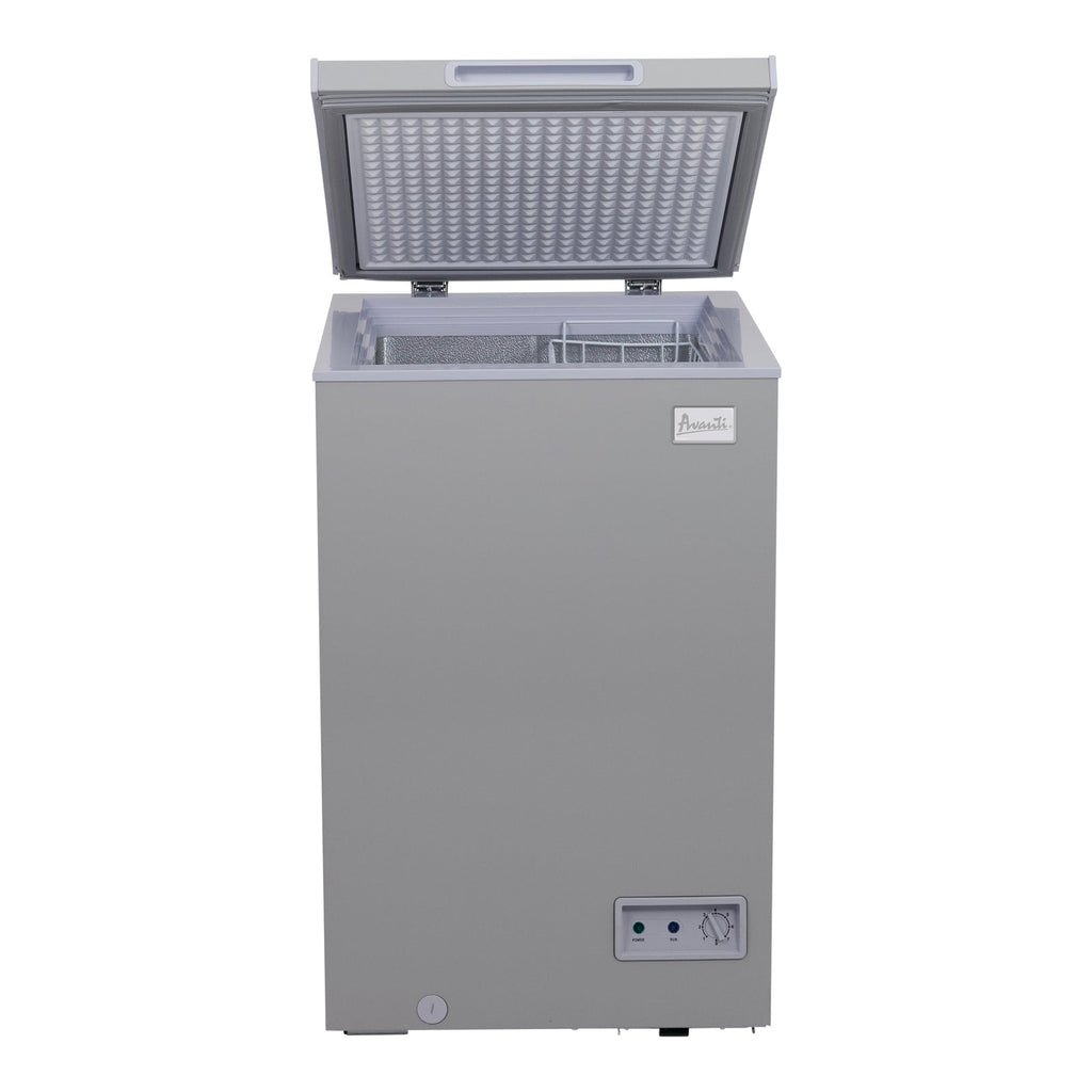 Avanti CF35F2G Avanti Garagenfertige Gefriertruhe – Platin / 3,5 Kubikfuß