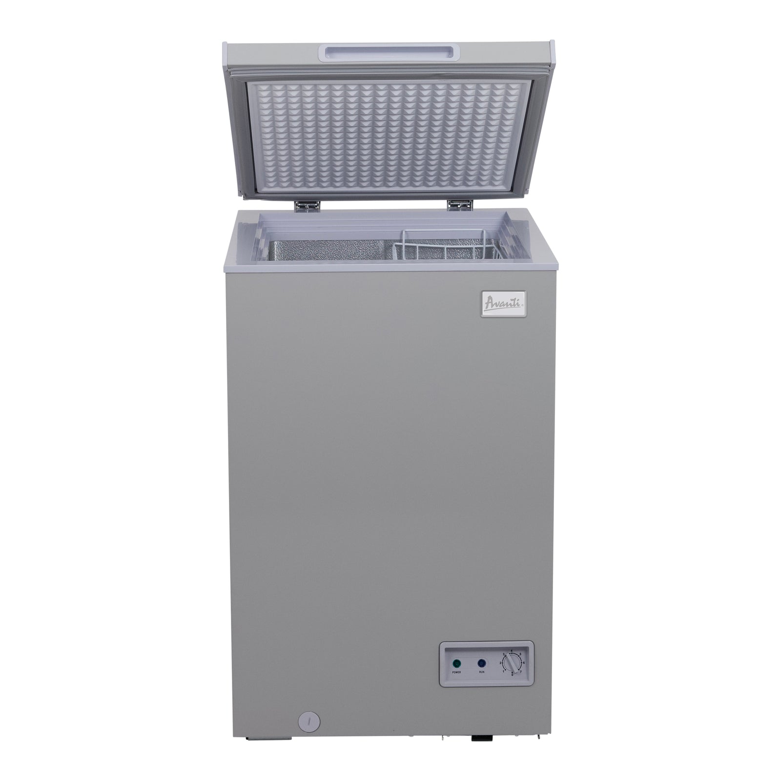 Avanti CF35F2G Avanti Garagenfertige Gefriertruhe – Platin / 3,5 Kubikfuß