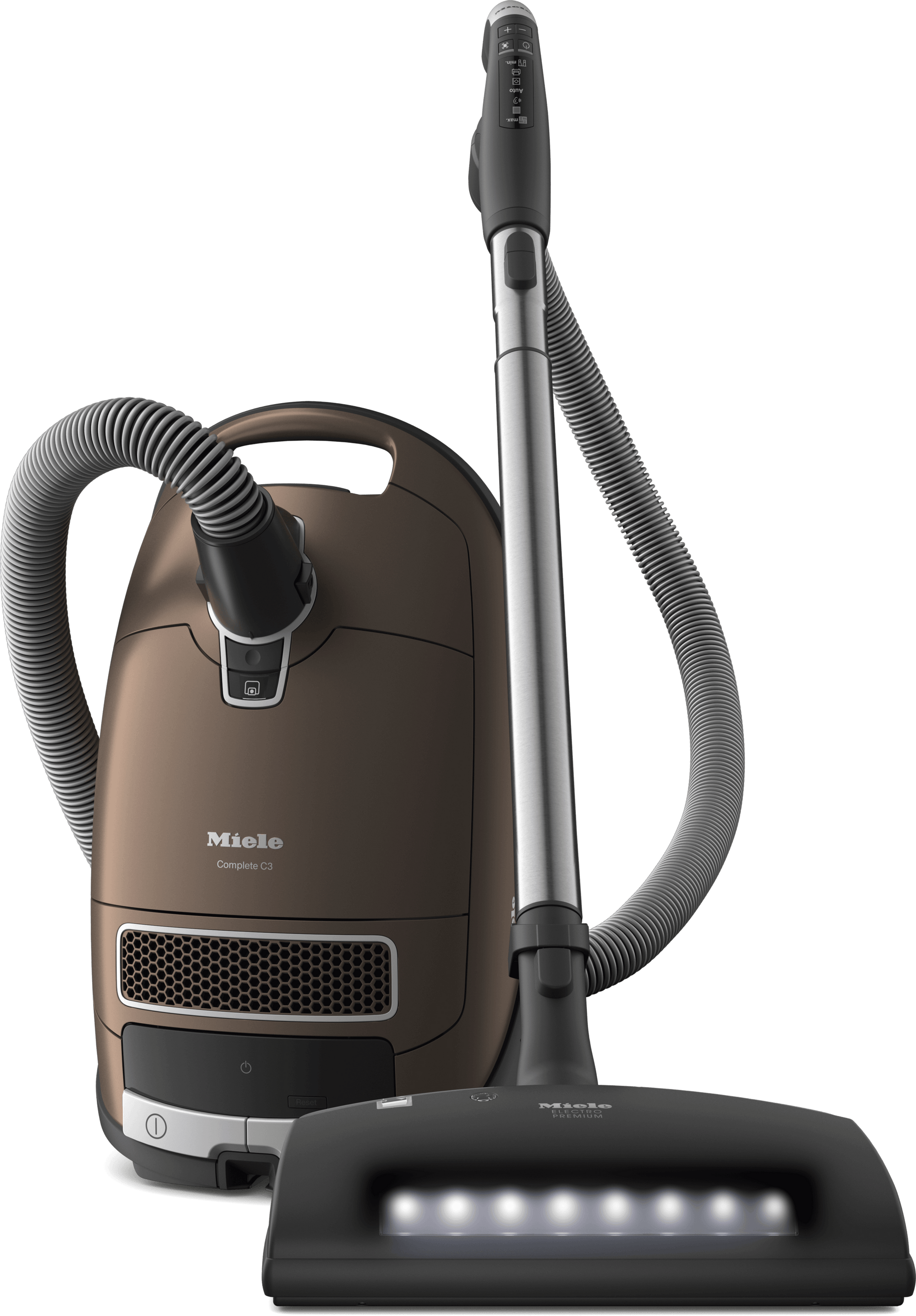 Miele COMPLETEC3BRILLIANTPOWERLINESGPE0BRONZEPEARLFINISH Complete C3 Brilliant Powerline – Sgpe0 – Bodenstaubsauger mit einzigartigen Premium-Funktionen für höchste Ansprüche.