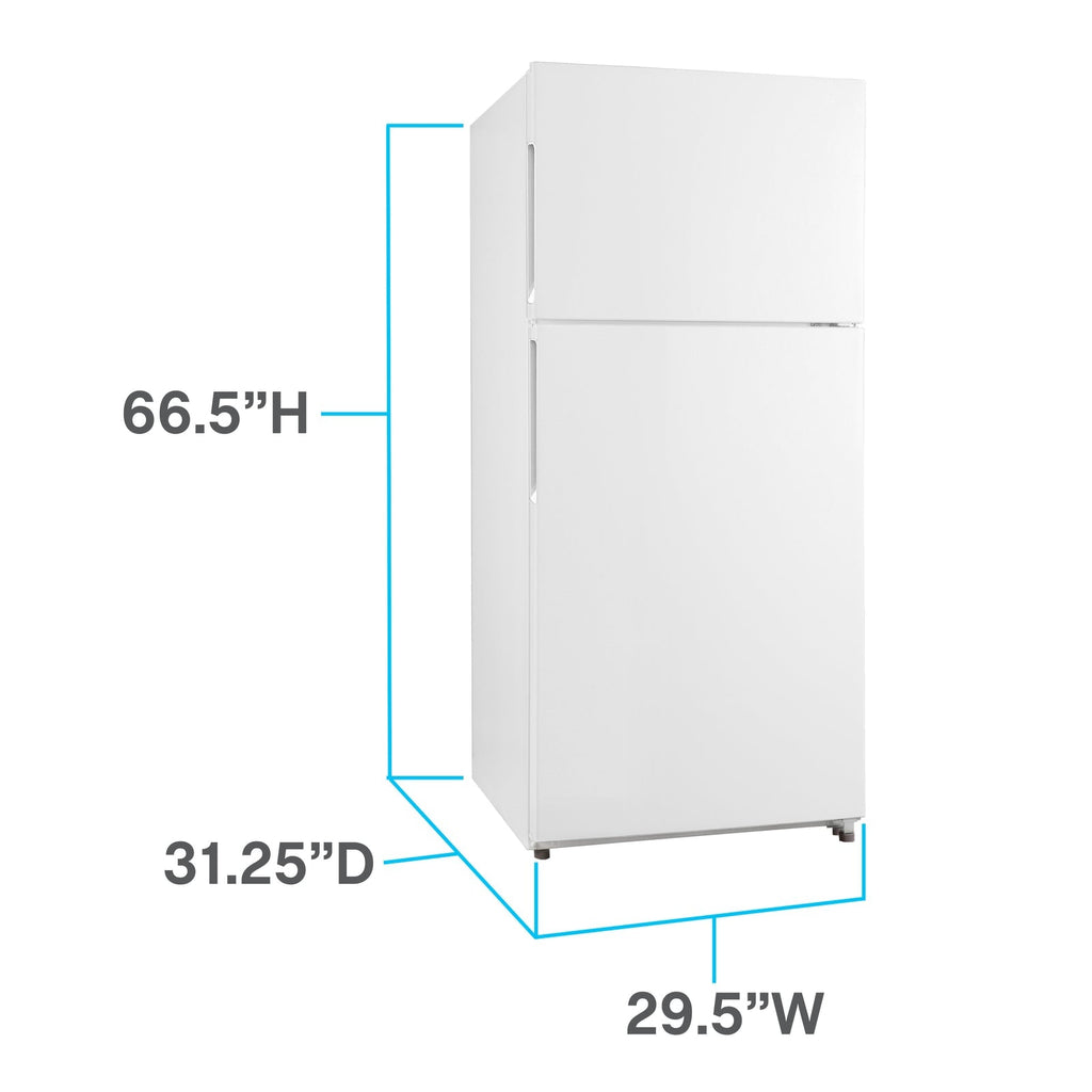 Avanti FF18D3S4 Avanti Frostfreier Kühlschrank in Wohnungsgröße, 18,0 Kubikfuß.