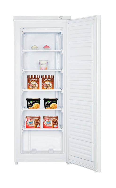 Avanti VF58B0W Vertikaler Gefrierschrank, 5,8 Kubikfuß, Weiß