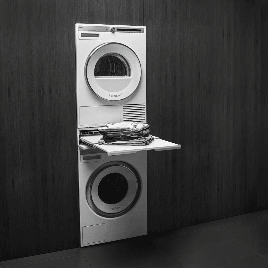 Asko HDB1153W Doppelregal, Weiß