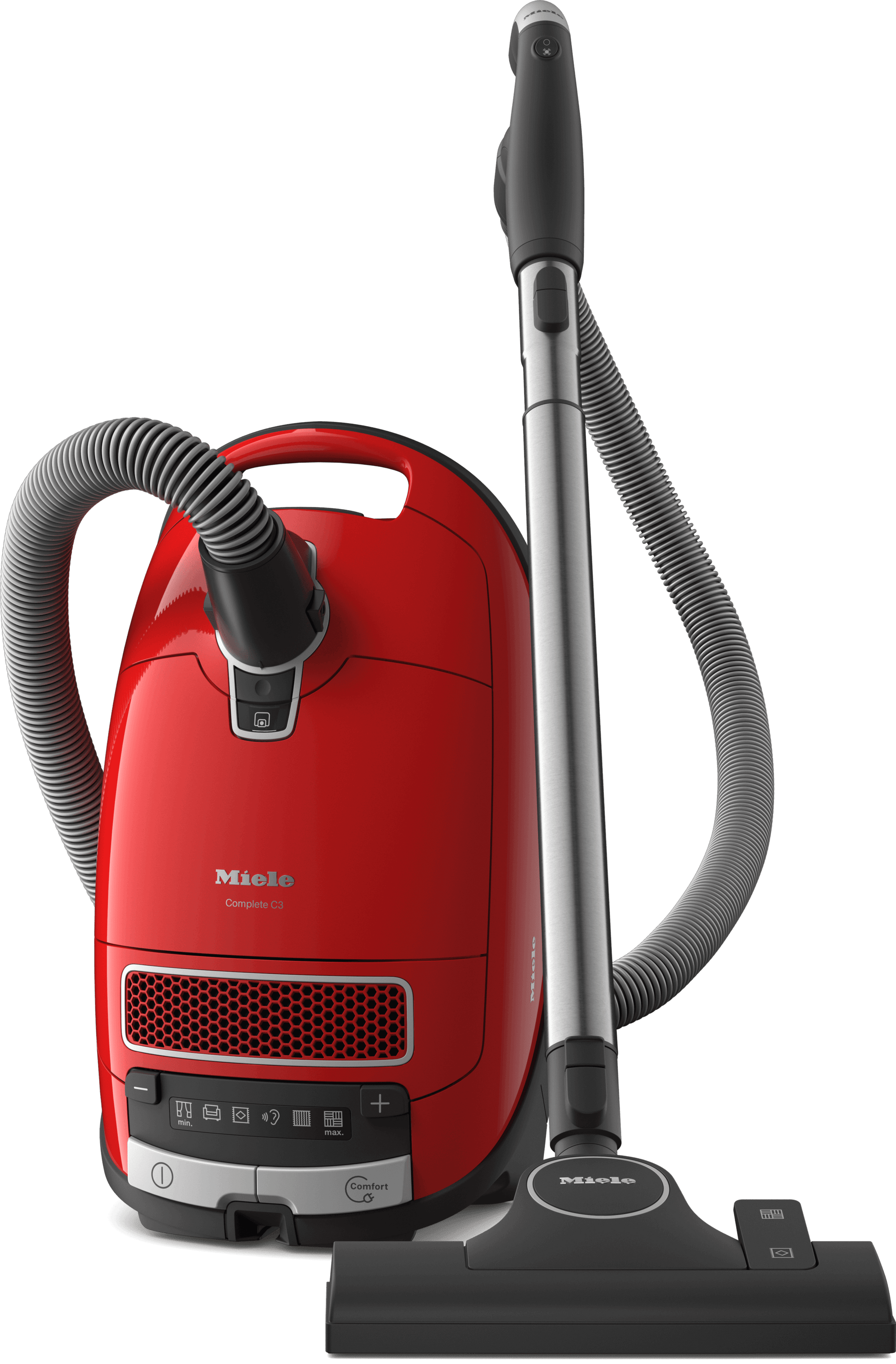 Miele COMPLETE C3 HOMECARE POWERLINE SGFE0 MANGO ROT Complete C3 Homecare Powerline - Sgfe0 - Bodenstaubsauger mit umfangreichem Zubehör für nahezu jede Reinigungsherausforderung.