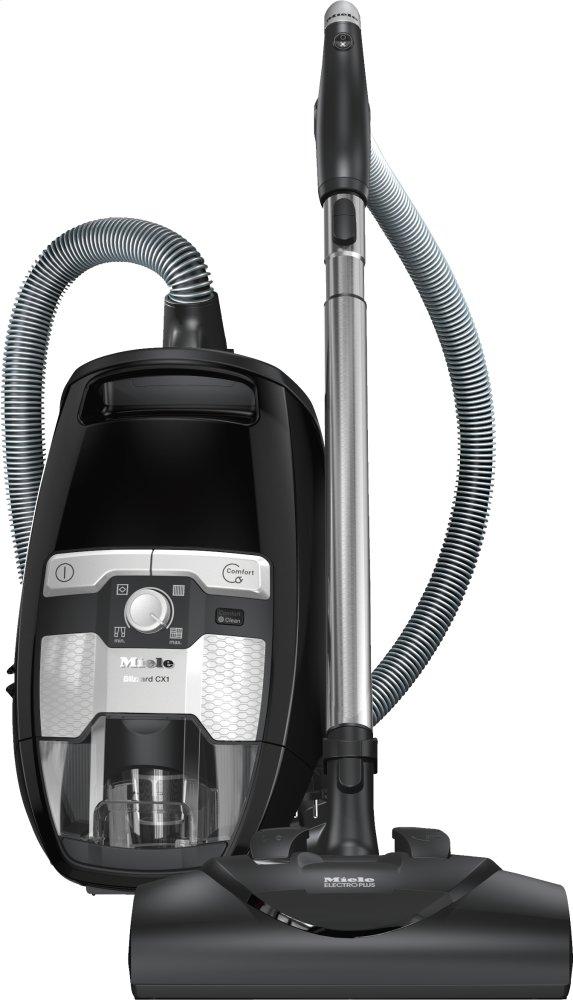 Miele BLIZZARD CX1 LIGHTNING POWERLINE SKCE 0OBSIDIANSCHWARZ Blizzard Cx1 Lightning Powerline – Skce0 – Beutelloser Bodenstaubsauger mit Elektrobürste für die gründliche Reinigung von strapazierfähigen Teppichen.