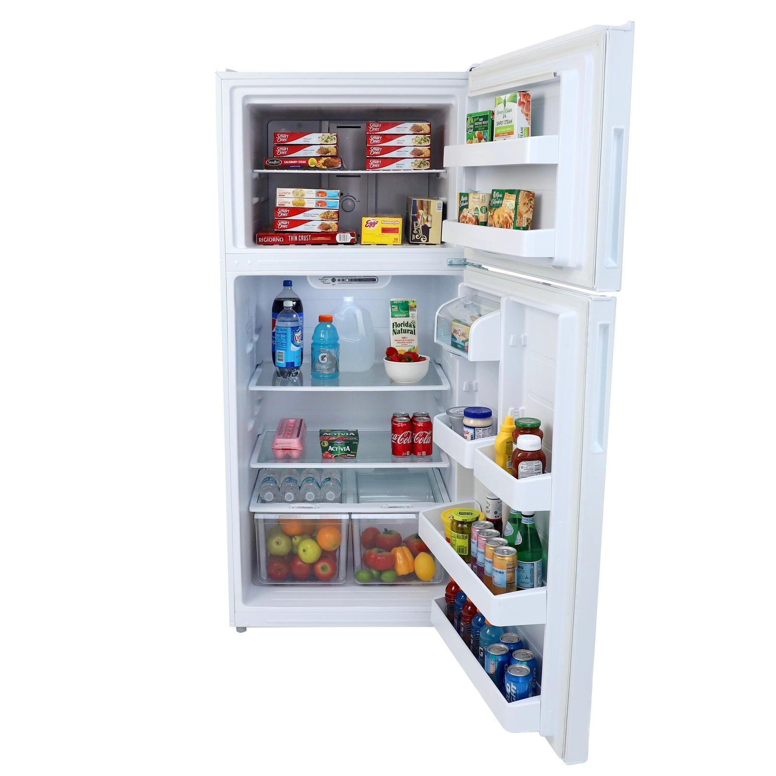 Avanti FF18D0W4 Avanti Frostfreier Kühlschrank in Wohnungsgröße, 18,0 Kubikfuß – Weiß / 18 Kubikfuß