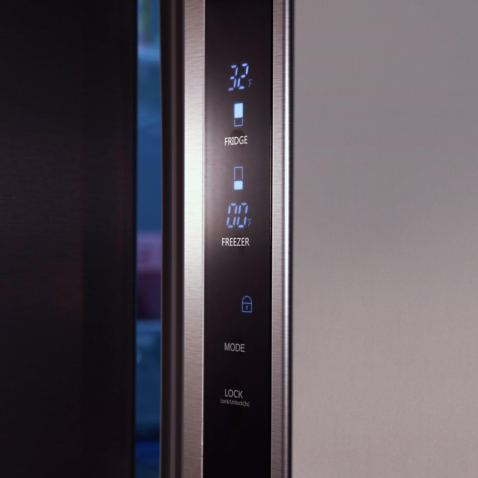 Avanti FFFDS175L3S Avanti Frostfreier French-Door-Kühlschrank, 17,5 Kubikfuß – Edelstahl / 17,50 Kubikfuß