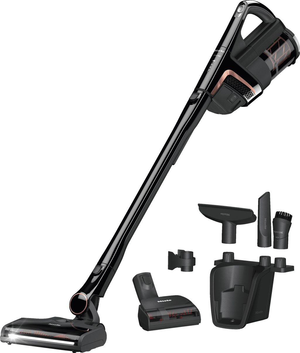 Miele TRIFLEX HX2 CAT &amp; DOG OBSIDIANSCHWARZ Triflex Hx2 Cat &amp; Dog - Kabelloser Stabstaubsauger Konstant hohe Saugleistung 60 Min Laufzeit Inkl. Tierhaarbürste
