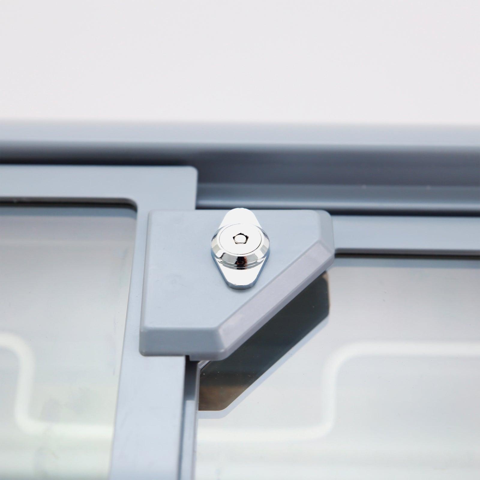Avanti CFC836Q0WG Avanti 9,5 Kubikfuß gewerblicher Gefrier- oder Kühlschrank mit Glasplatte – Weiß / 9,5 Kubikfuß