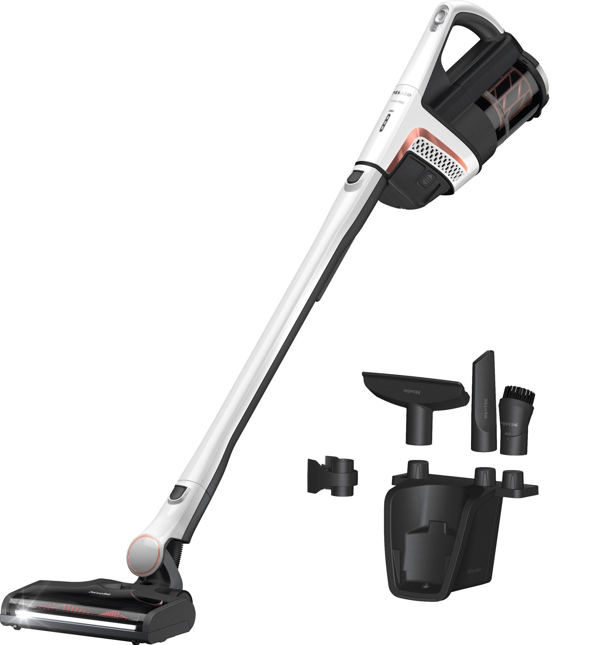 Miele TRIFLEX HX2 FLASH LOTUSWEISS Triflex Hx2 Flash - Kabelloser Stabstaubsauger Konstant hohe Saugleistung 60 Min Laufzeit Vielseitige Reinigung Durch 3In1 Design
