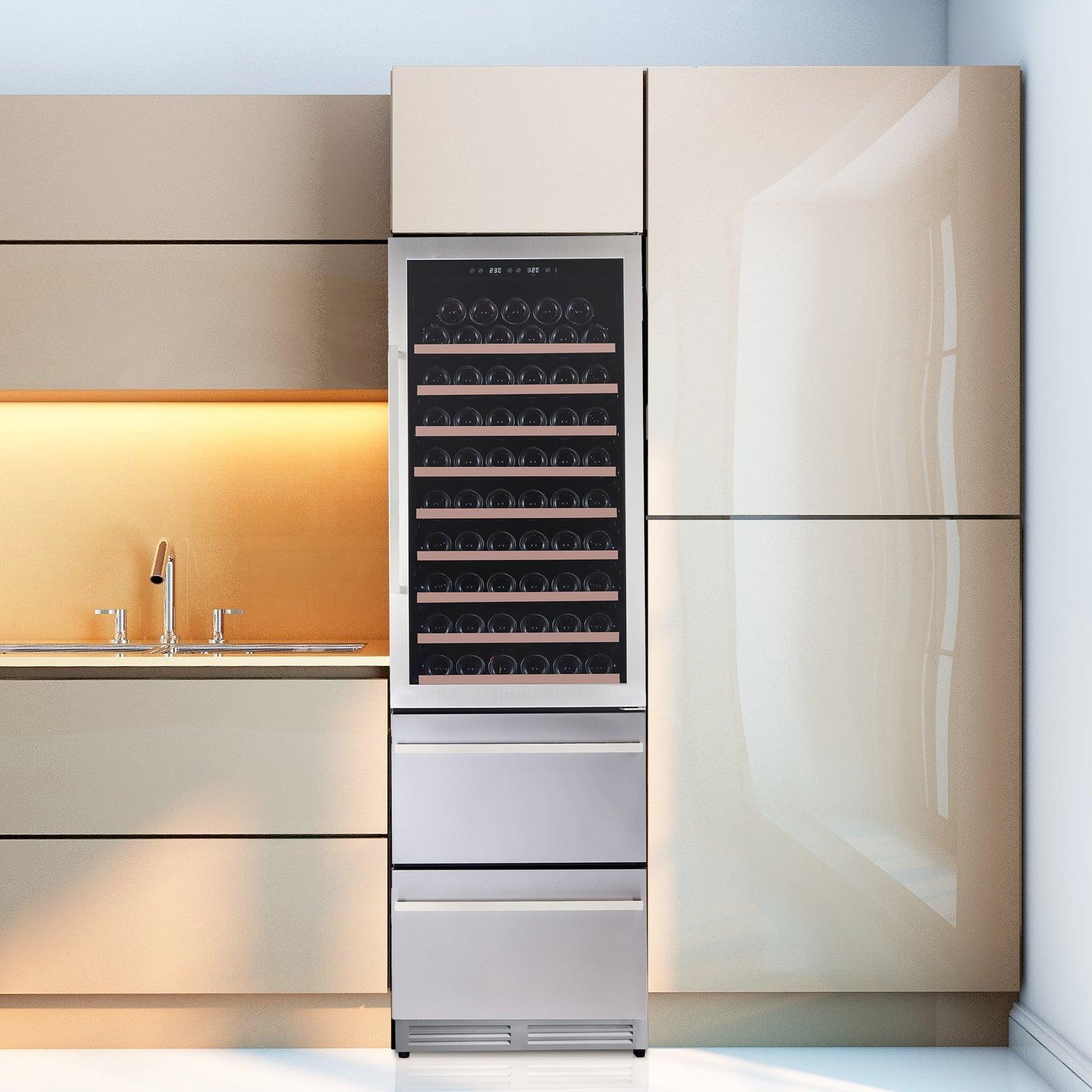 Avanti WCDD108E3S Weinkühler der Elite-Serie für 108 Flaschen
